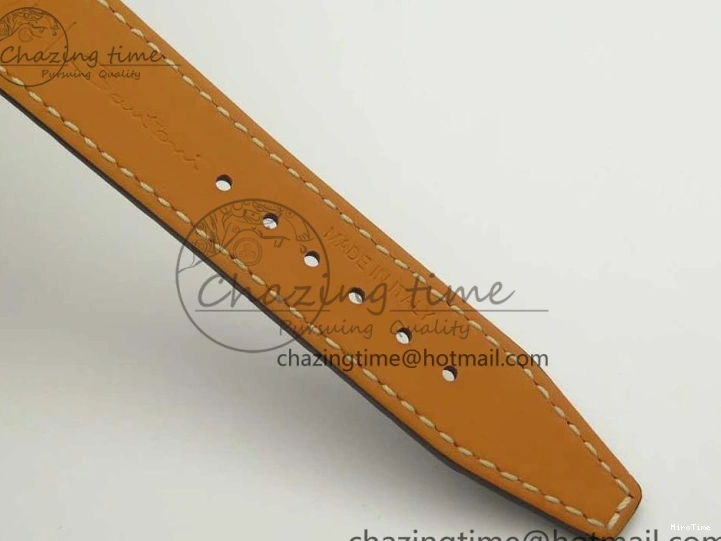 MIROTIME 0102 Portofino IW458101 SS MK 1:1 Best Edition Blue Dial On Blue Leather Strap MIYOTA MoistureWicking 7168